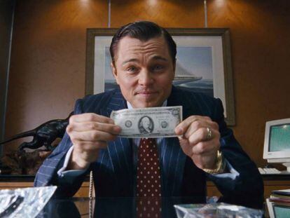 Leonardo di Caprio, en 'El lobo de Wall Street'.