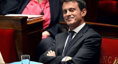 Manuel Valls en la Asamblea Nacional.