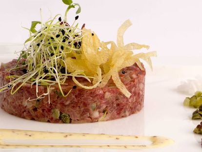 El &lsquo;steak tartar&rsquo;, un plato habitual en nuestros restaurantes.