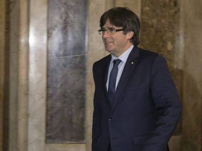 El presidente de la Generalitat, Carles Puigdemont.