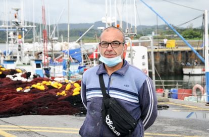 Mariano Solano, hermano de Fernando, pescador desaparecido en el naufragio del barco 'Maremi' de Santoña en julio. 