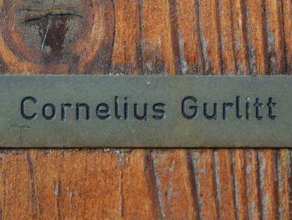 La puerta de la casa de Cornelius Gurlitt en Salzburgo.