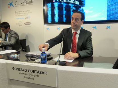 El consejero delegado de CaixaBank, Gonzalo Gort&aacute;zar.