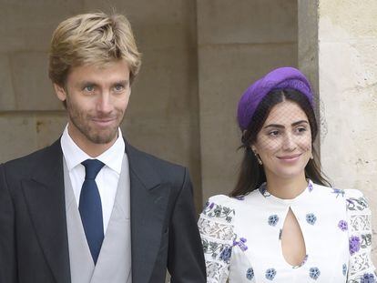 Christian de Hannover y Alessandra de Osma, en una boda en París en octubre de 2019.