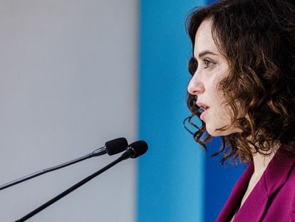 La presidenta de la Comunidad de Madrid y de PP de Madrid, Isabel Díaz Ayuso.