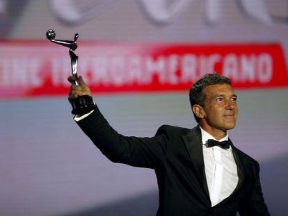 Antonio Banderas, premio de honor en los Platino.