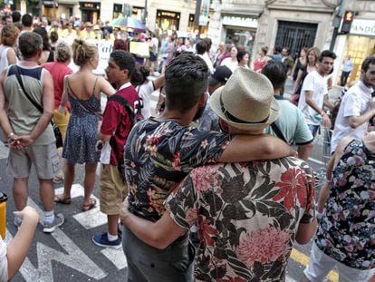 Manifestación del Orgullo Gay en Valencia.