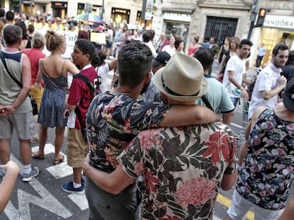 Manifestación del Orgullo Gay en Valencia.