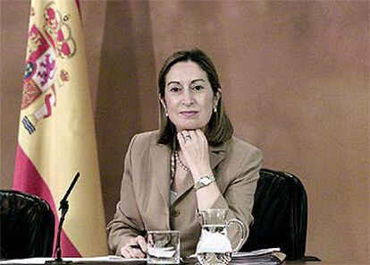 La ministra de Sanidad, Ana María Pastor.