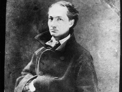 Retrato fotográfico del poeta Charles Baudelaire.