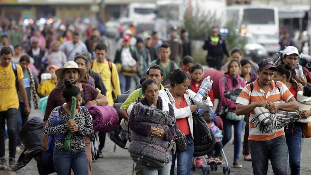 La CARAVANA de migrantes ya est en M XICO DF