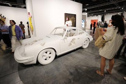 La feria Art Basel en Miami Beach, este martes.