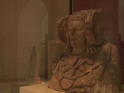 Imagen de la Dama de Elche en el Museo Arqueológico Nacional, uno de los centros que permanecerán cerrados.