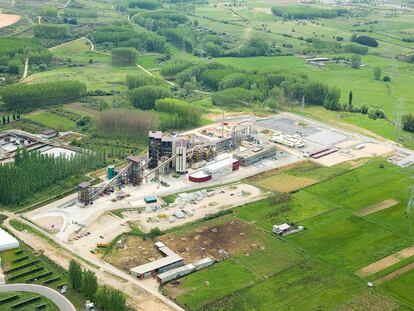 Planta de captura de CO2 de Naturgy en León.