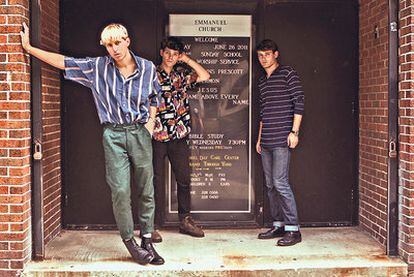 Johnny Pierce, Connor Hanwick y Jacob Graham, la mejor banda americana británica del momento, según bromeaba la revista <i>NME.</i>