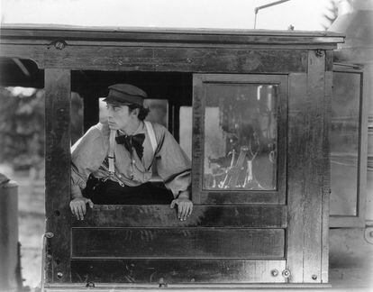 Buster Keaton, en 'El maquinista de La General'.
