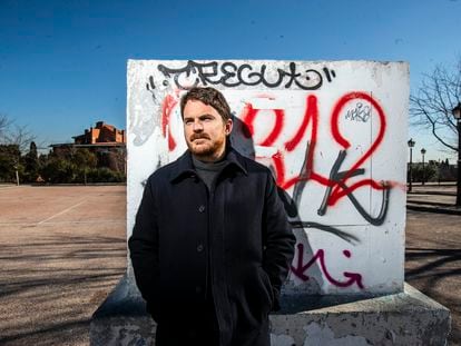 Borja Soler, director de la premiada serie 'La Ruta', el pasado jueves, en Madrid.