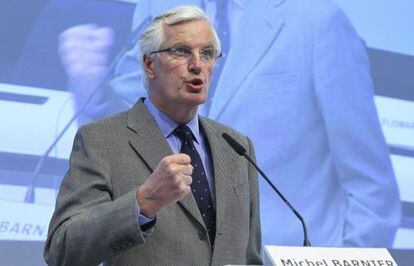 El comisario europeo del Mercado Interior y Servicios Financieros, Michel Barnier. 