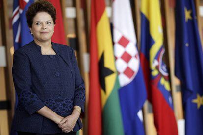 Dilma Rousseff, en una ceremonia en el palacio de Itamaraty
