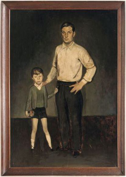 &#039;Roger y su hijo&#039;, de Balthus