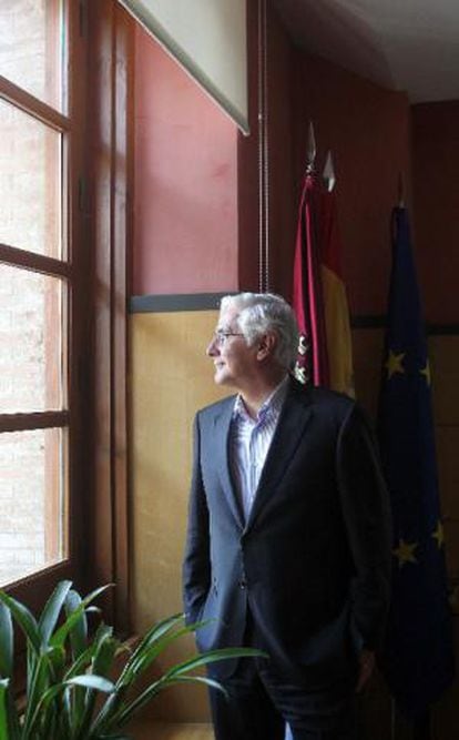 José María Barreda, ayer en su despacho de la Presidencia de Castilla-La Mancha, en Toledo