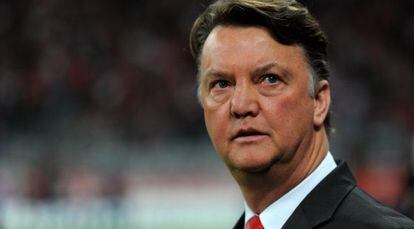 Louis Van Gaal durante su etapa en el Bayern.