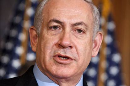 Benjamin Netanyahu, en su visita a EEUU. 