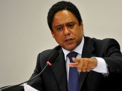 El ministro de Deportes de Brasil, hoy en el Congreso