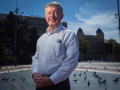 Michael Murphy, presidente de la Asociación de Universidades Europea, el lunes en Barcelona.