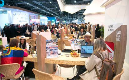 Ecuador's 'Stand' at Fitur, last Wednesday.