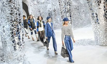 Desfile de Dior, este lunes en París.