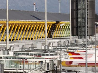 La terminal T4 del aeropuerto de Madrid-Barajas Adolfo Su&aacute;rez.