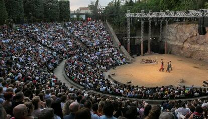 Obra 'El poema de Gilgamesh, rei d'Uruk', espectacle del Festival Grec de Barcelona.