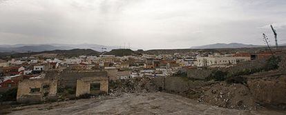 Panorámica del barrio de La Loma, en Albox (Almería).