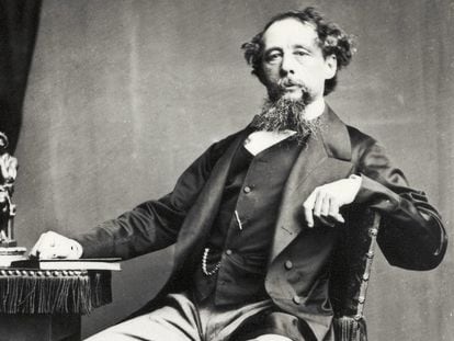 El escritor Charles Dickens, de quien se recuerdan los 150 años de su muerte.