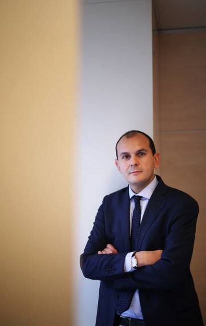 Fabio Balboni posa durante una visita reciente a Madrid