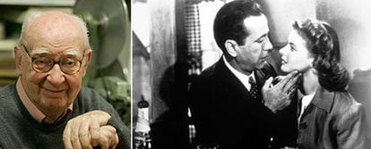 A la izquierda, José Luis Borau. Fotograma de la película<i> Casablanca,</i> de Michael Curtiz.