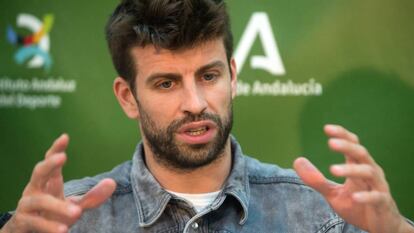 El jugador de fútbol del FC Barcelona, Gerard Piqué, también presidente y fundador de Kosmos.