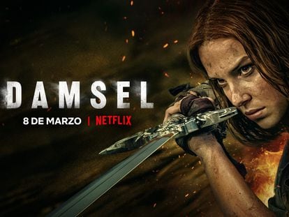 Cartel promocional de la película 'Damsel', en Netflix a partir del 8 de marzo.