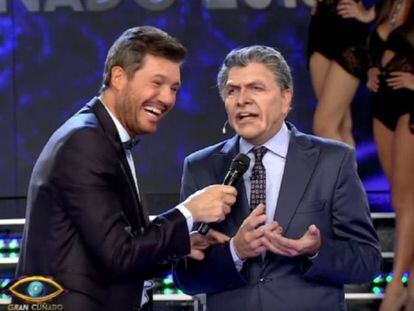 Marcelo Tinelli y el imitador de Mauricio Macri en ShowMatch.