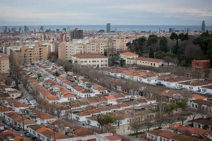 Can Peguera, al districte de Nou Barris.