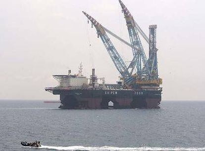 El barco plataforma <i>Saipem 7000.</i>