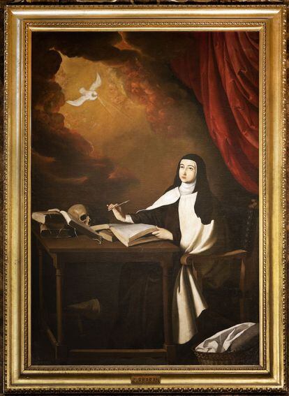 Retrato de Santa Teresa de Zurbarán.