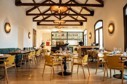 Interior of the Moscatel restaurant, in El Pardo, Madrid.  Image provided by the venue.
