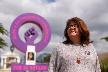 María del Sol Cruz Jarquín durante el Tribunal Feminista contra el feminicidio en Oaxaca.