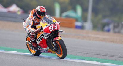 Marc Márquez, en el circuito de Buriram.