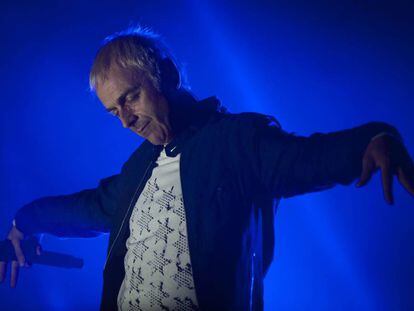 Karl Hyde, de Underwold, en el concierto de anoche en el Sónar.