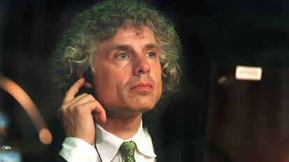 El científica Steven Pinker, en una imatge d'arxiu, el 2004, al CCCB.