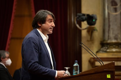 El diputado de Junts per Catalunya Francesc de Dalmases. DAVID ZORRAKINO - EUROPA PRESS