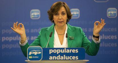 La vicesecretaria de Organización del PP andaluz, Ana Corredera.